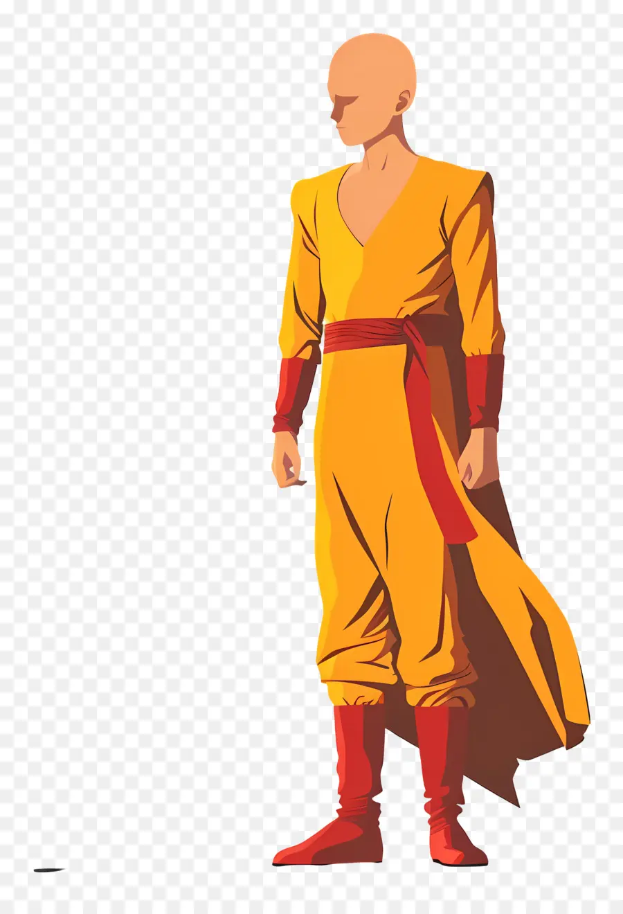 Saitama，Sarı Elbiseli Kel Adam PNG