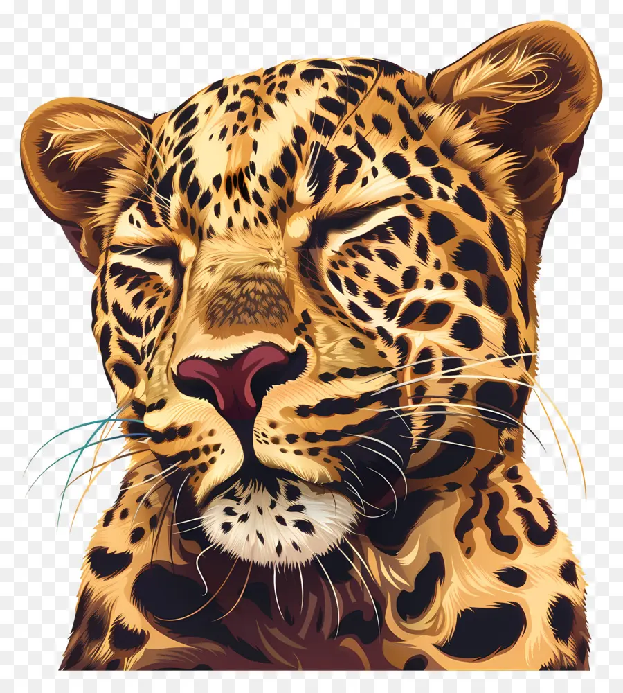 Leopar，Leopar Yüz PNG