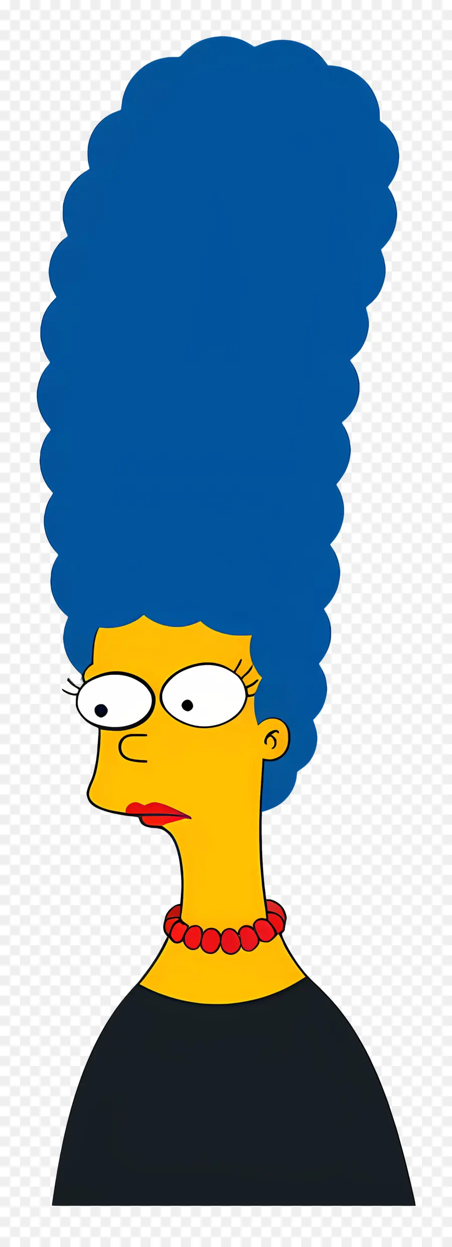 Marge Simpson，Mavi Saçlı Kadın PNG