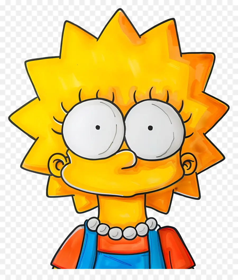 Maggie Simpson，Karikatürize Et Kiz PNG