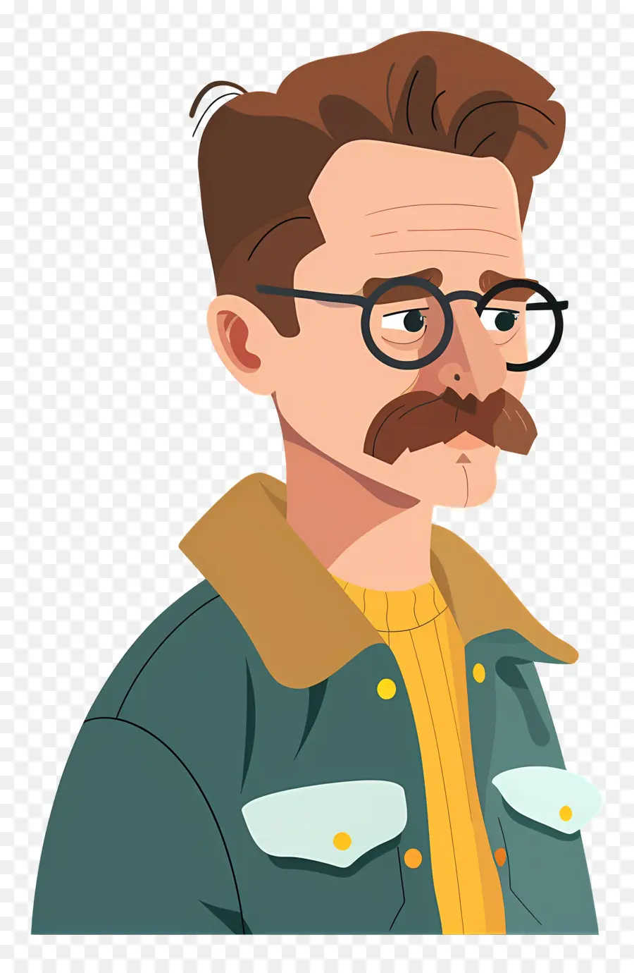 Ned Flanders，Gözlüklü Adam PNG