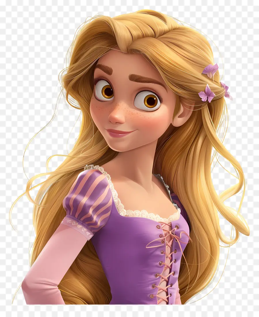 Rapunzel Prensesi，Sarışın Kız PNG