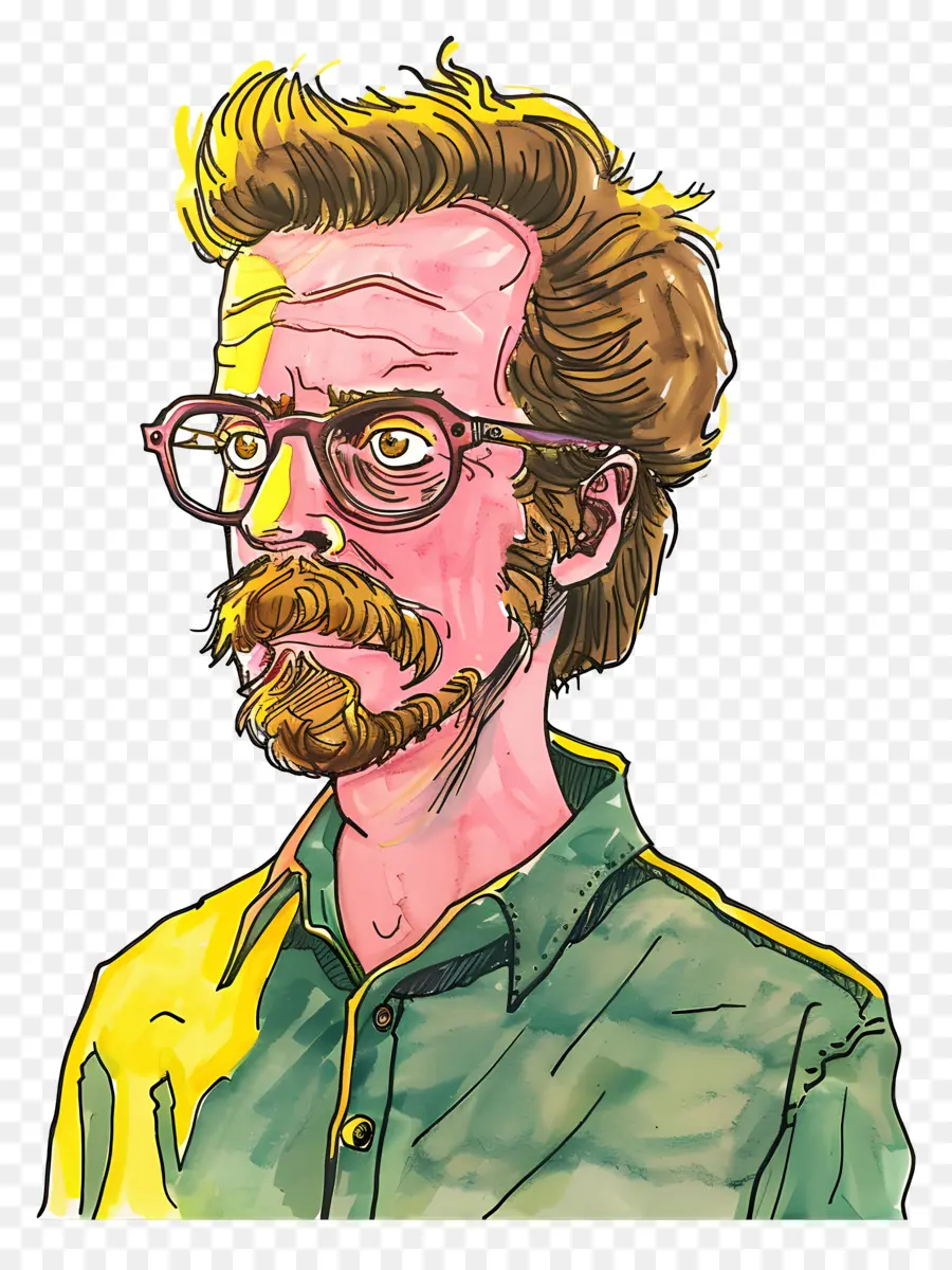 Ned Flanders，Gözlüklü Adam PNG