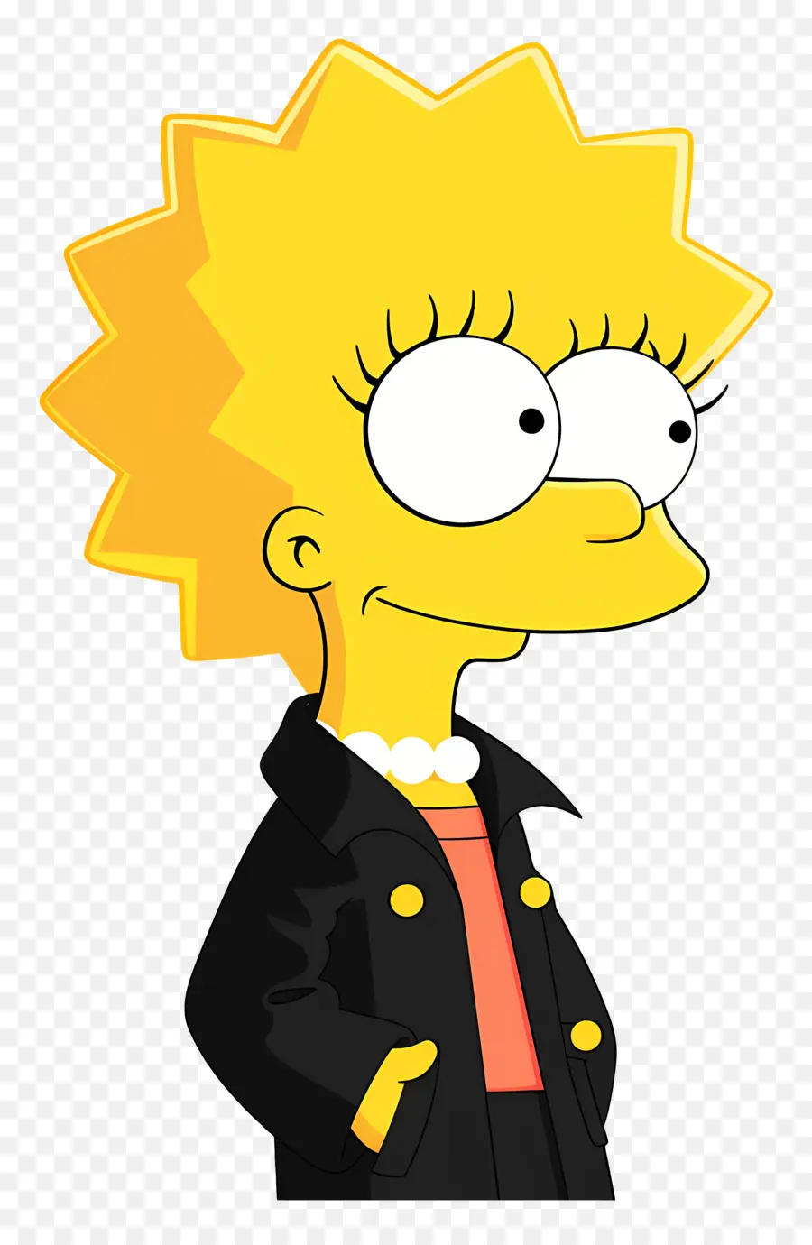 Lisa Simpson，Çizgi Film Karakteri PNG