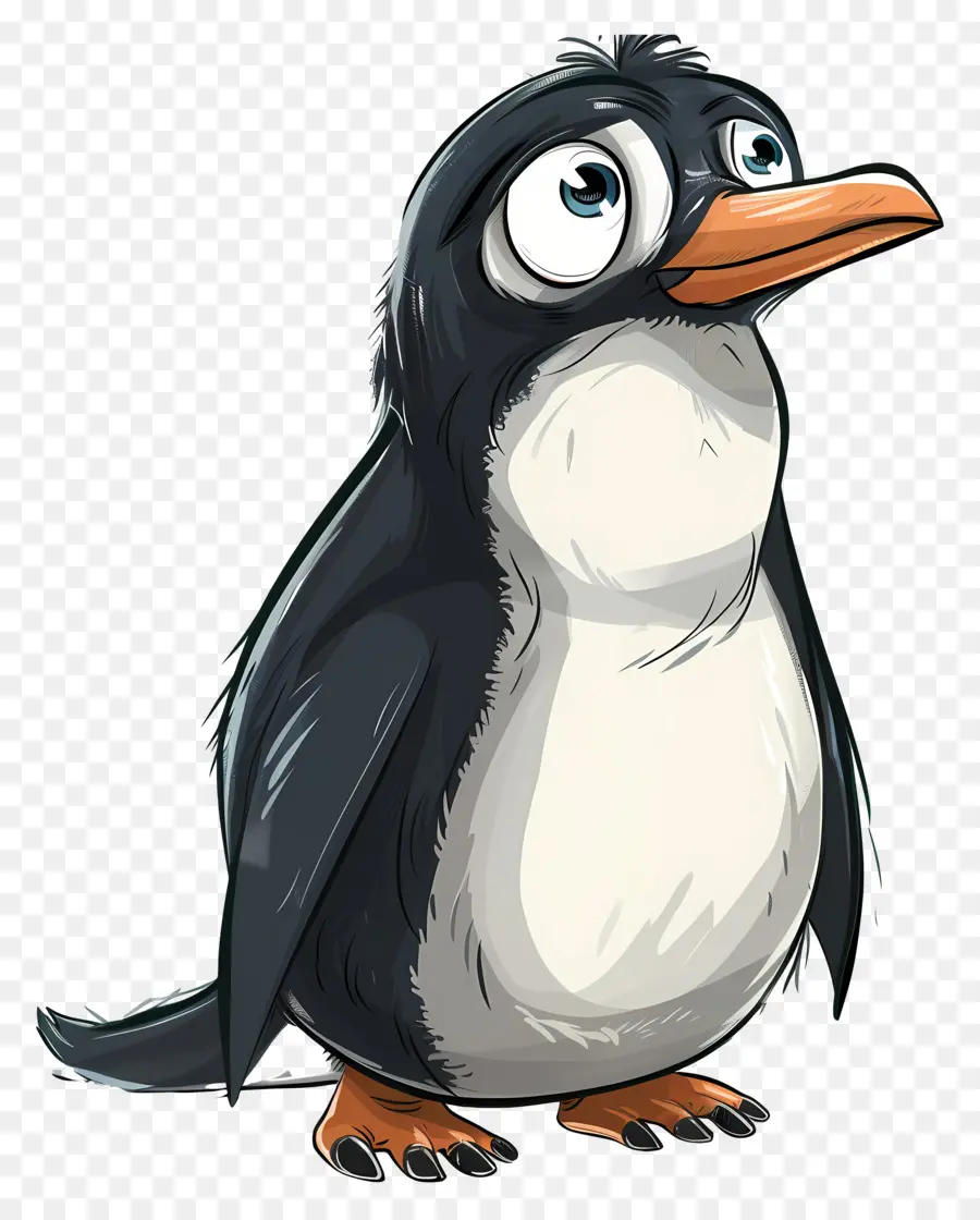 Penguen，Karikatür Penguen PNG