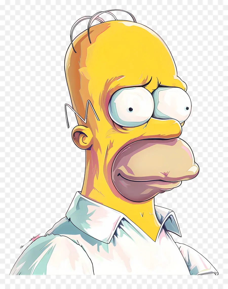 Homer Simpson，Çizgi Film Karakteri PNG