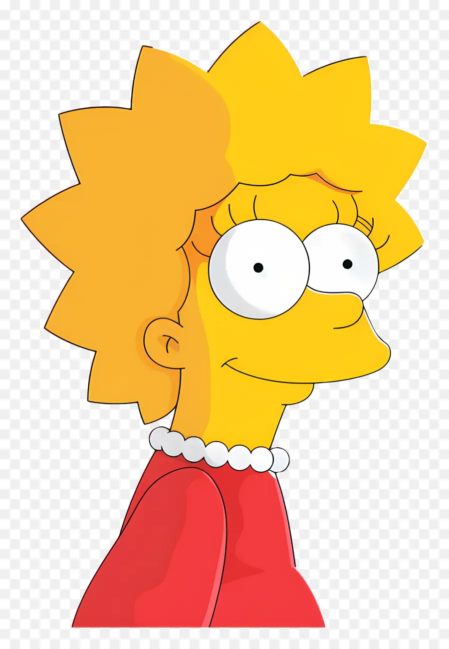 Lisa Simpson，Çizgi Film Karakteri PNG