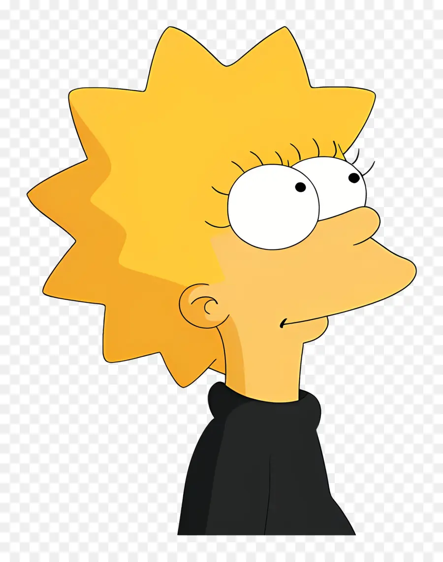 Lisa Simpson，Çizgi Film Karakteri PNG