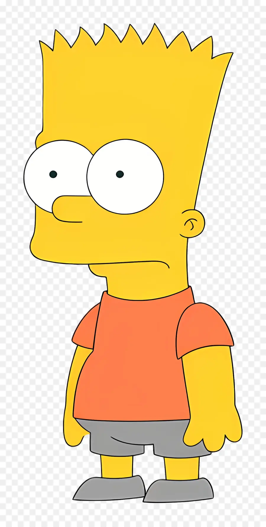 Bart Simpson，Dikenli Saçlı çizgi Film çocuğu PNG