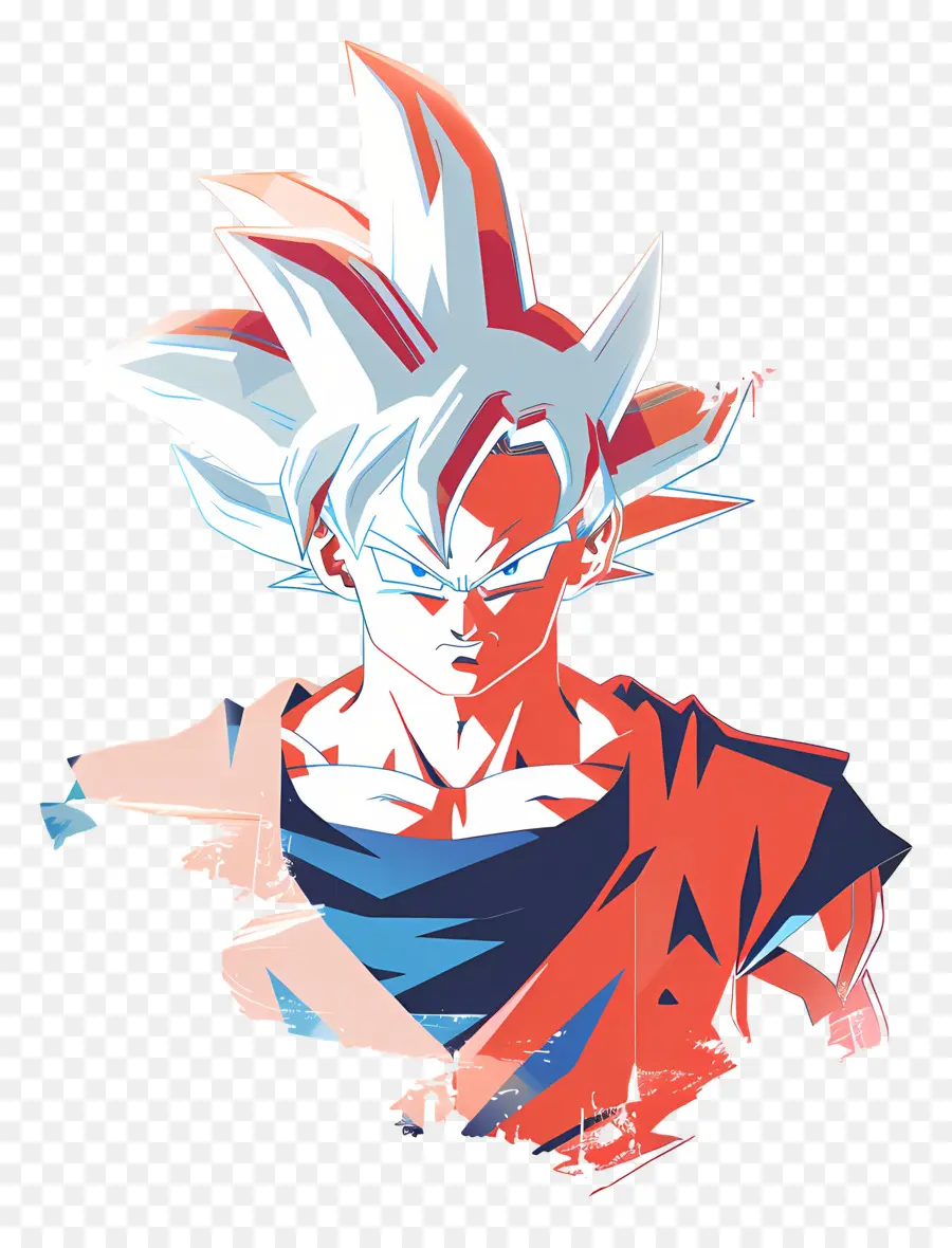 Goku，Dikenli Saçlı Anime Karakteri PNG