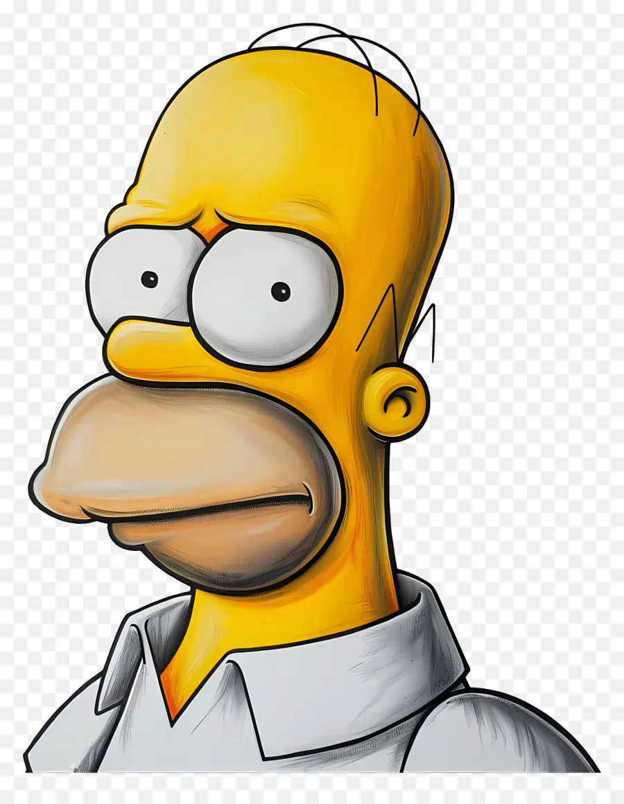 Homer Simpson，Çizgi Film Karakteri PNG