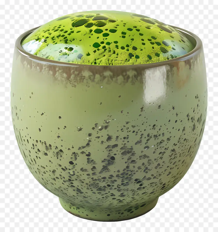 Matcha Çayı，Yeşil Saksı PNG