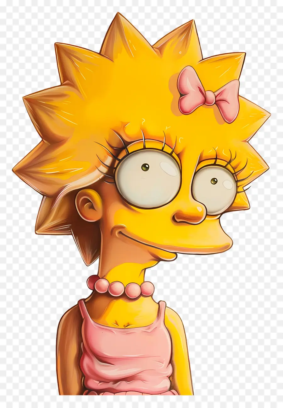 Lisa Simpson，Çizgi Film Karakteri PNG