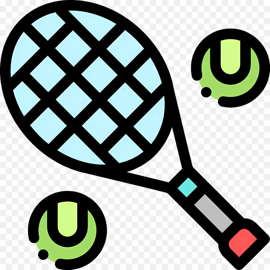 Tenis Raketi，Tenis Raketleri Ve Topu PNG