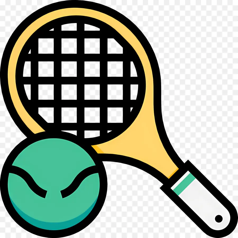 Tenis Raketi，Tenis Raketleri Ve Topu PNG