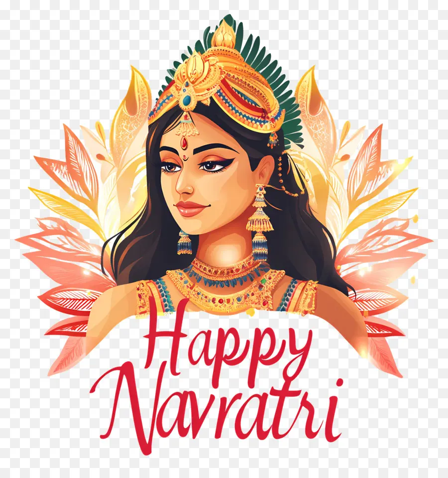 Mutlu Navratri，Navratri Kadını PNG