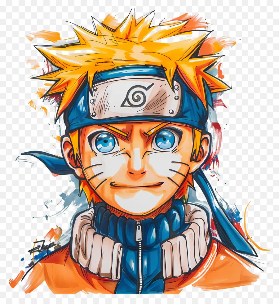 Naruto Uzumaki，Anime Karakteri PNG