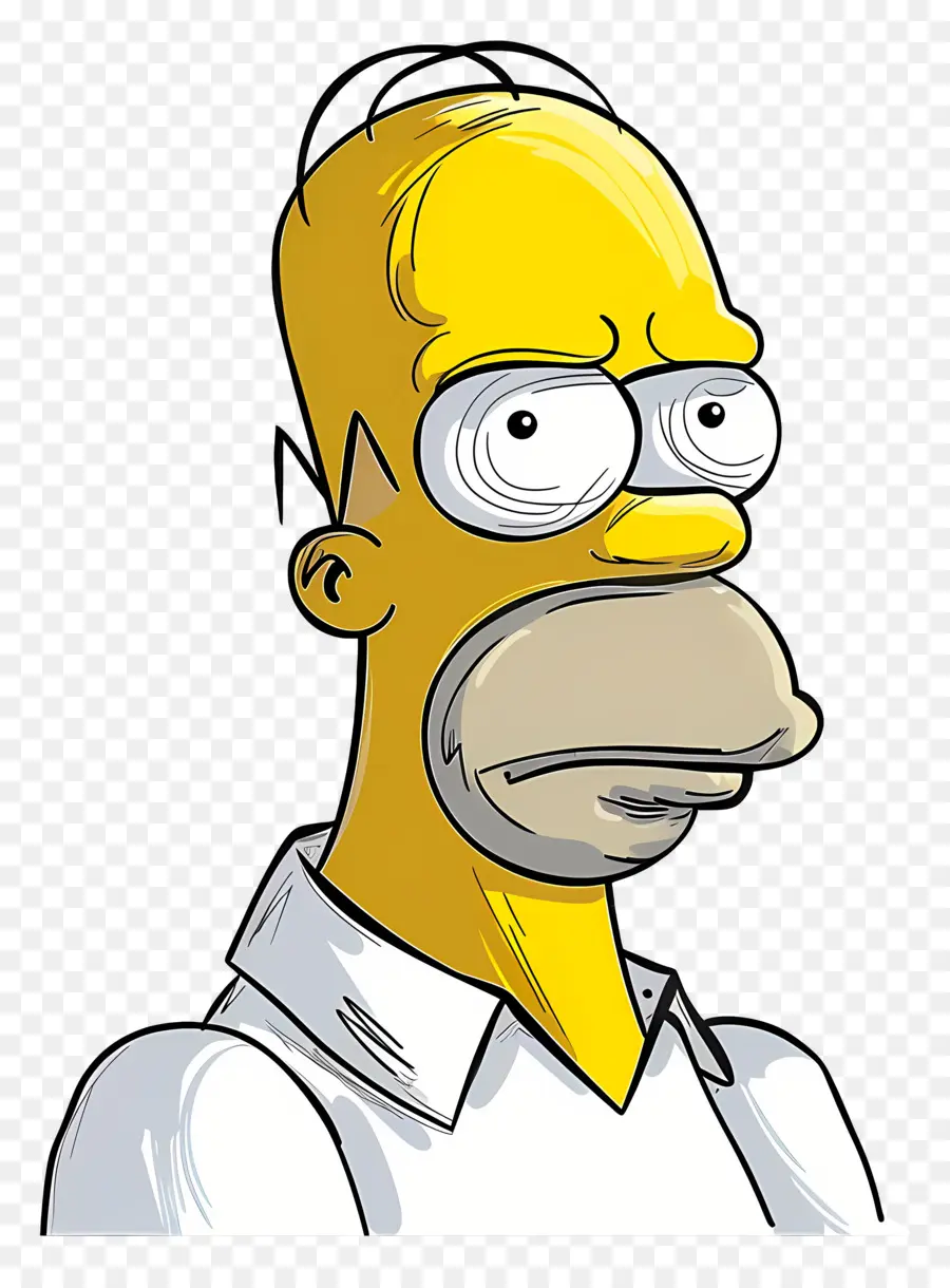 Homer Simpson，Çizgi Film Karakteri PNG