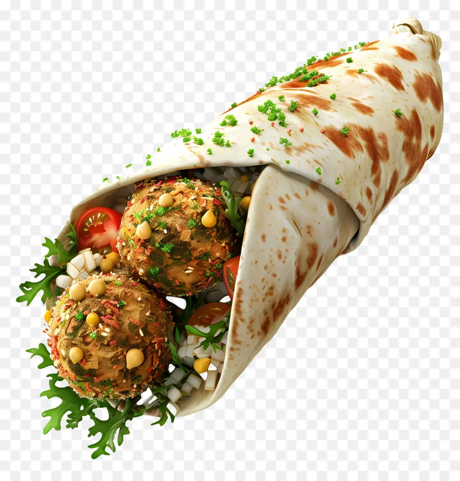 Falafel Sarma，Falafel Dürüm PNG