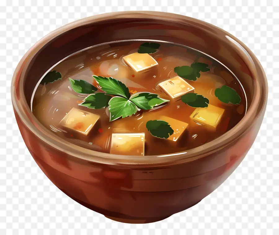 Miso çorbası，Çorba PNG