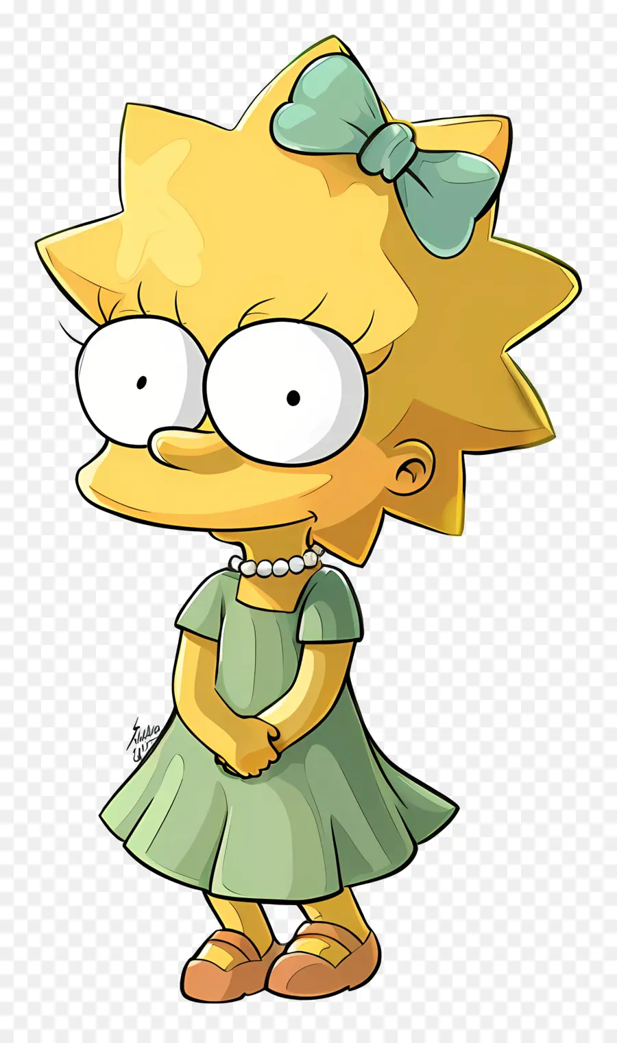 Maggie Simpson，Sarı çizgi Film Kız PNG