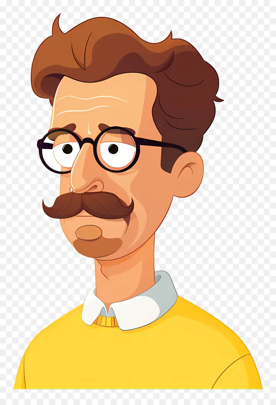 Ned Flanders，Gözlüklü Adam PNG