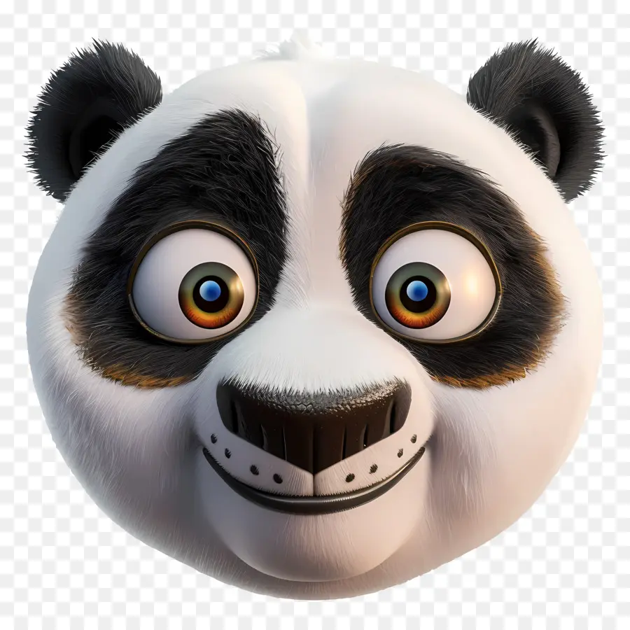 Panda Yüzü，Sevimli Panda Yüzü PNG