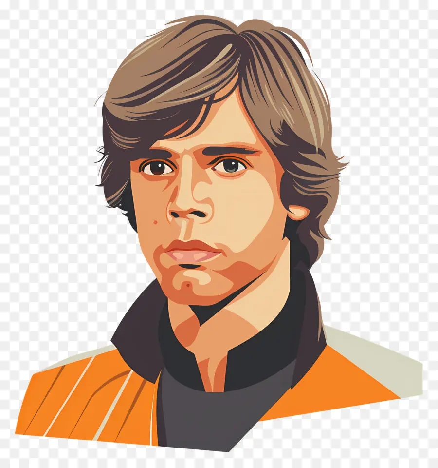 Luke Skywalker，Çizgi Film Karakteri PNG