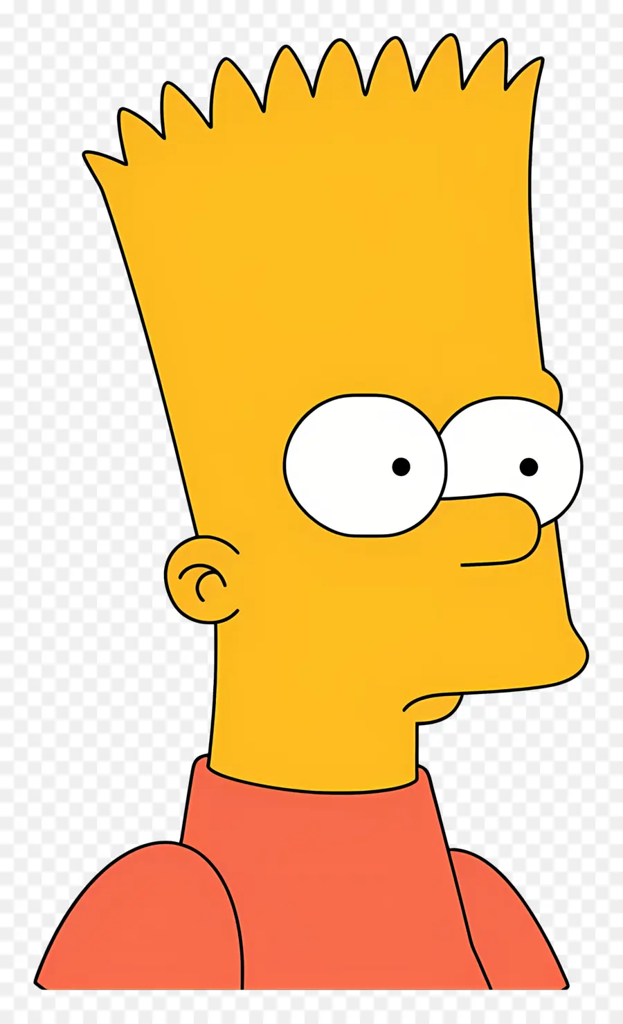 Bart Simpson，Sarı Deri PNG