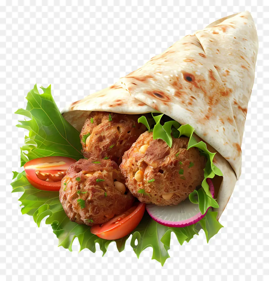 Falafel Sarma，Falafel Dürüm PNG