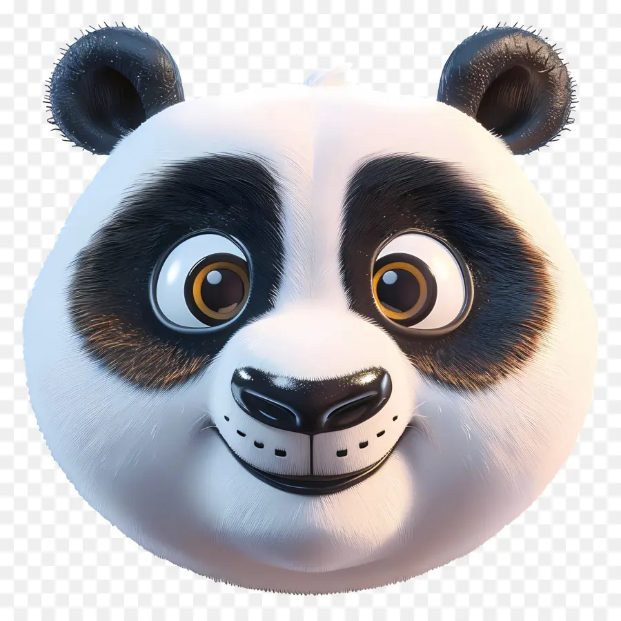 Panda Yüzü，Sevimli Panda Yüzü PNG