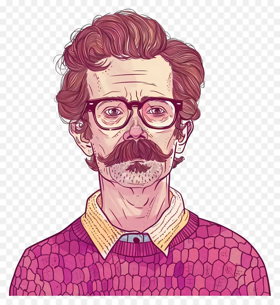 Ned Flanders，Gözlüklü Adam PNG