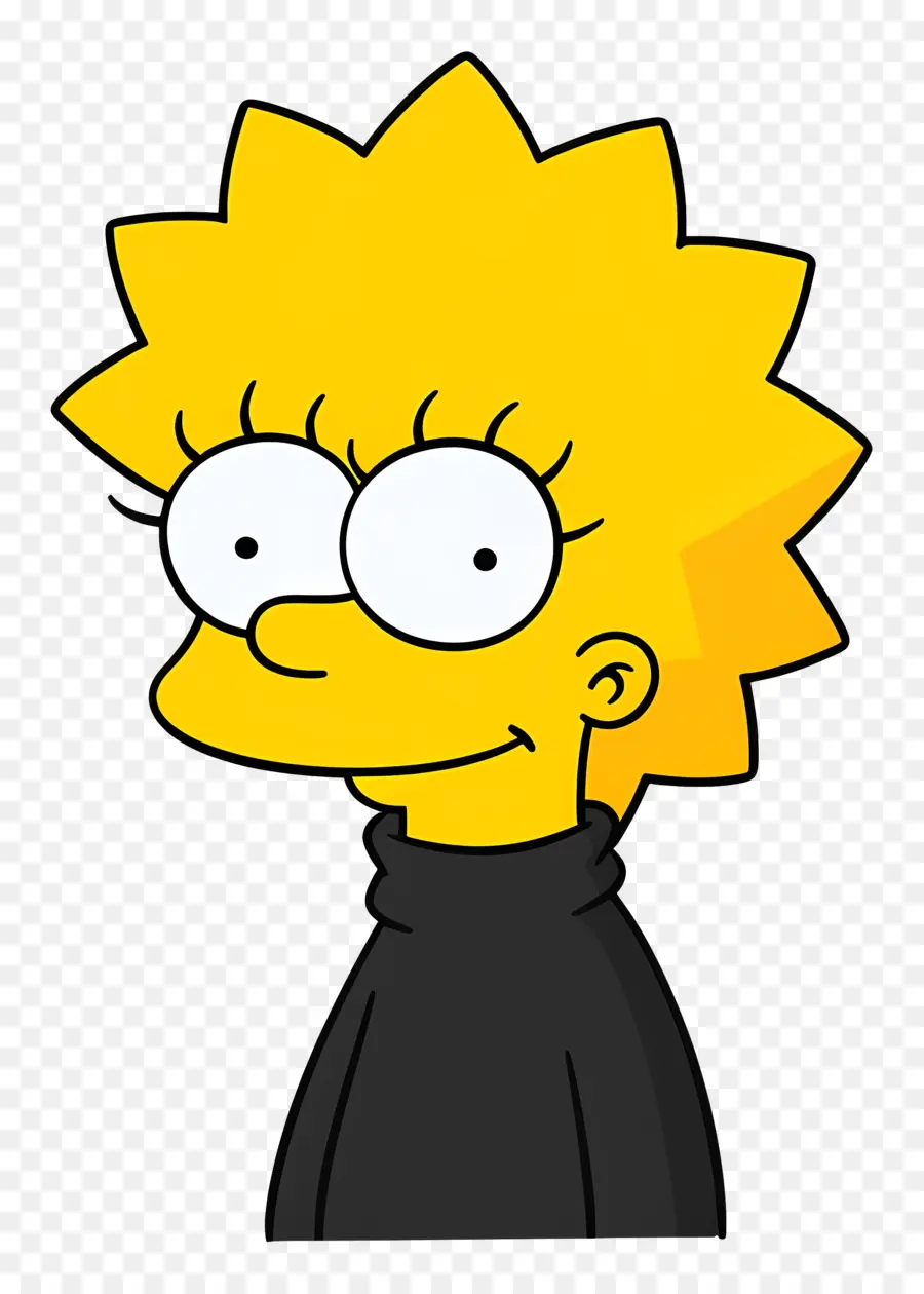 Lisa Simpson，Çizgi Film Karakteri PNG