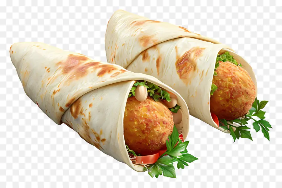 Falafel Sarma，Dürüm PNG