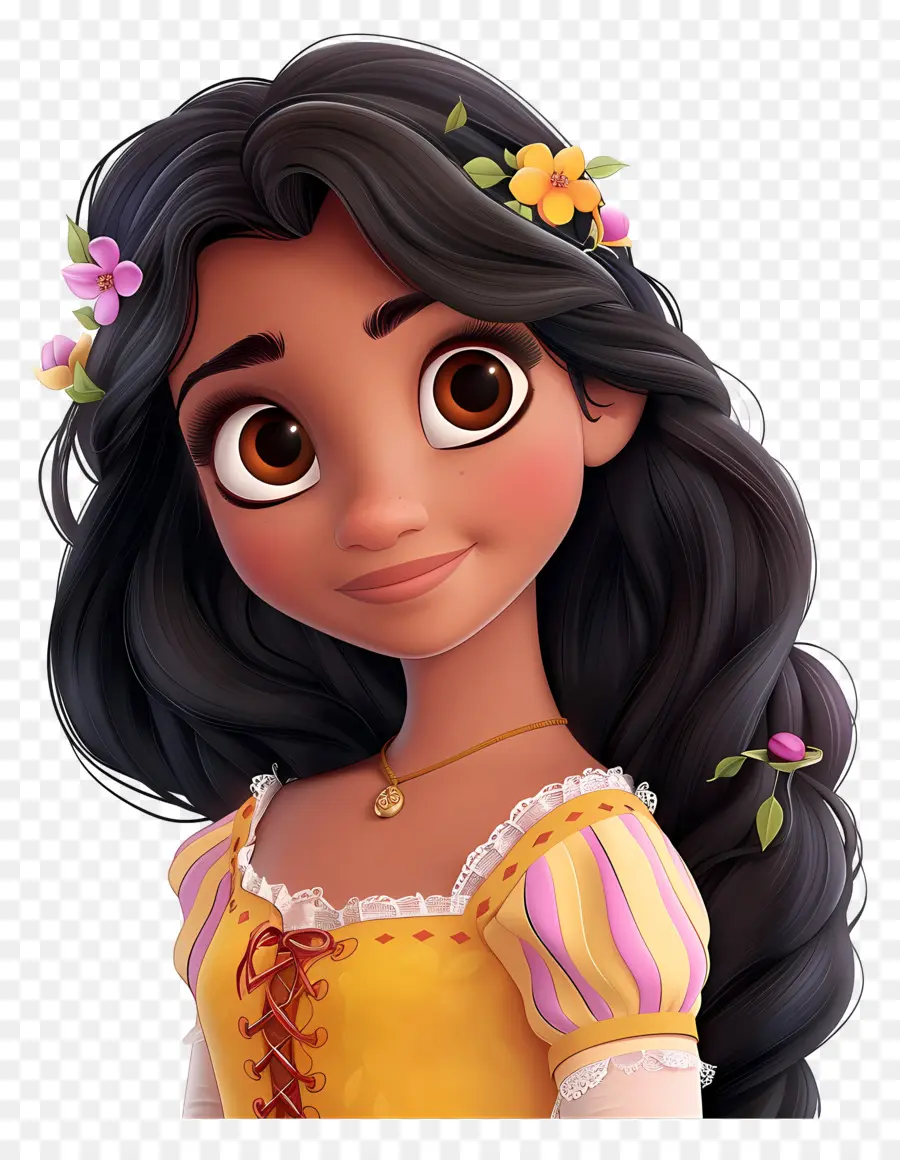 Rapunzel Prensesi，Kız PNG