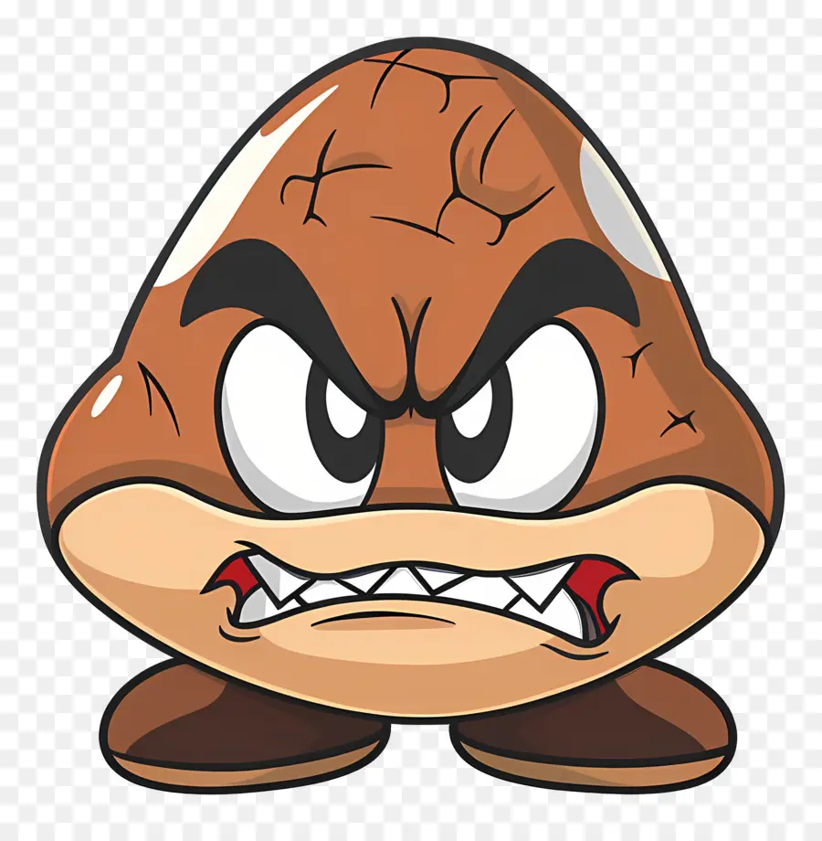 Goomba，Kızgın Mantar PNG