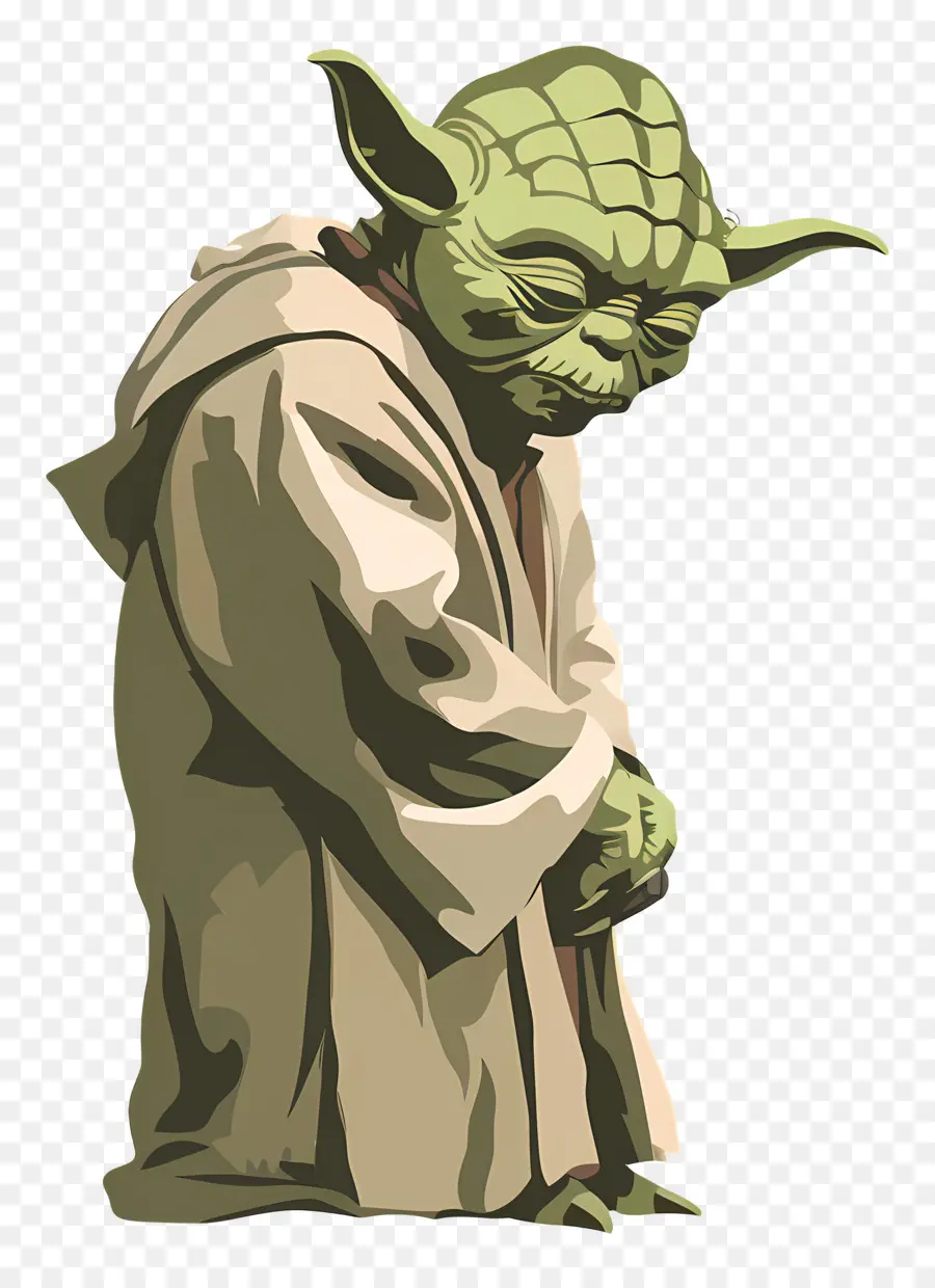 Yoda，Yeşil Yoda PNG