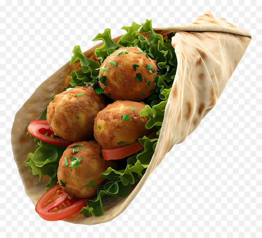 Falafel Sarma，Falafel Dürüm PNG