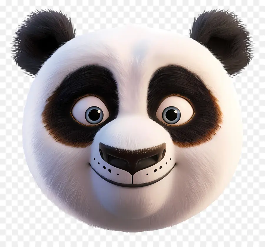 Panda Yüzü，Sevimli Panda Yüzü PNG