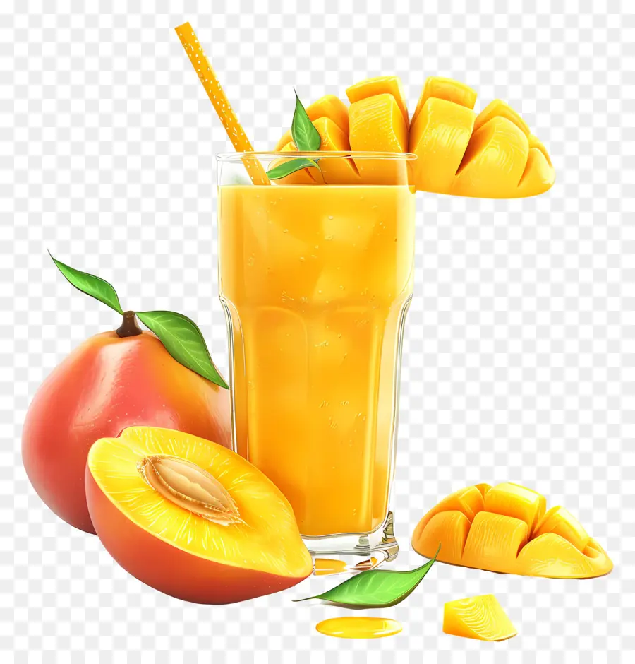 Mangolu Smoothie'ler，Mango Suyu PNG