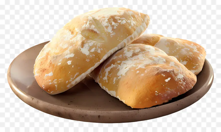 Ciabatta Ekmeği，Ekmek Ruloları PNG