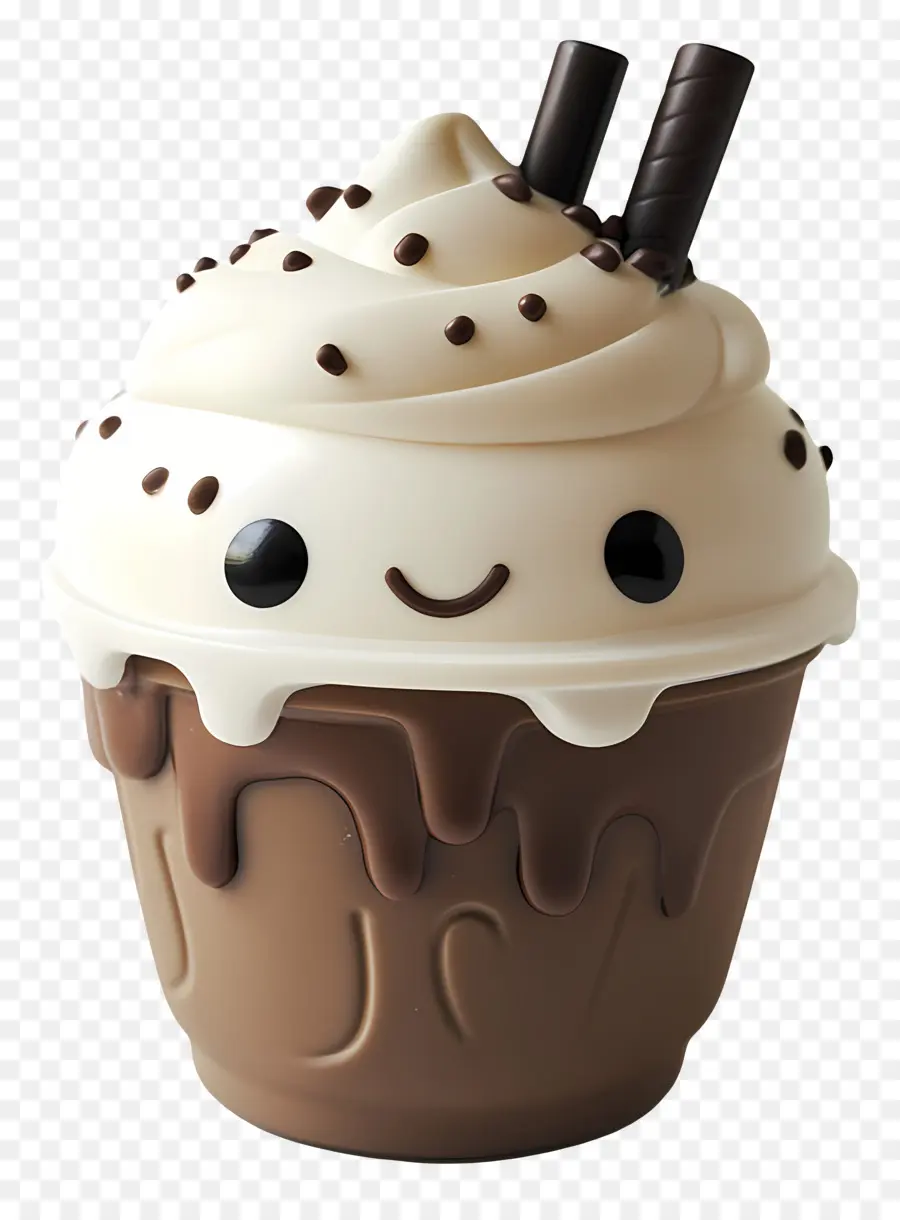 Frappe，Sevimli Kek PNG