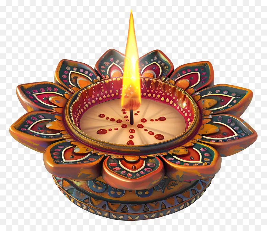 Diwali Diya，Dia Lambası PNG