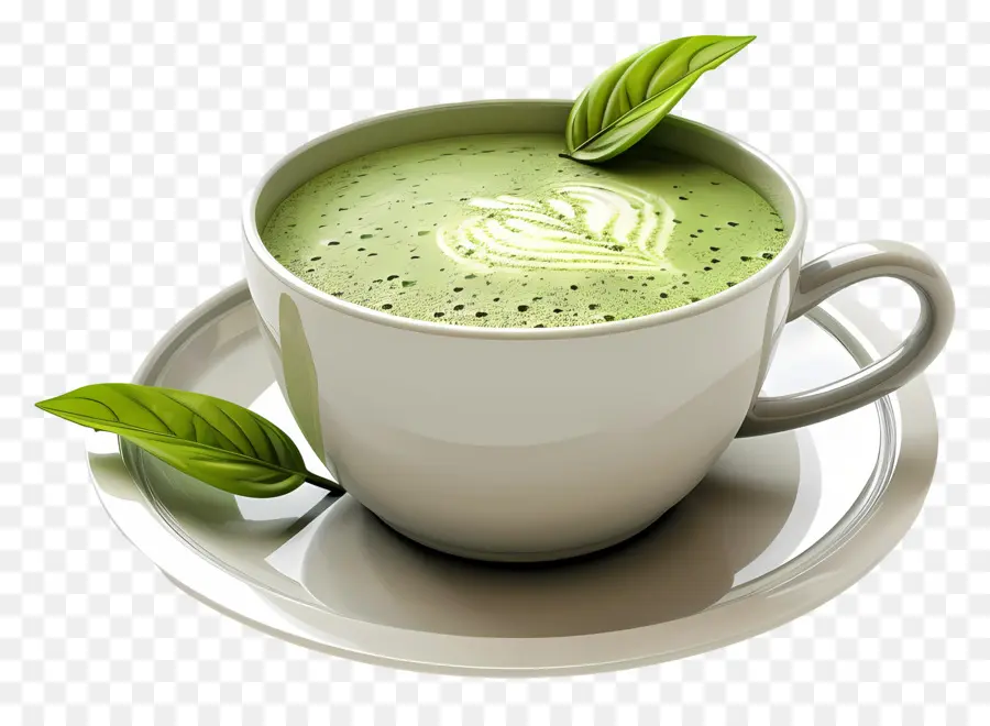 Matcha Çayı，Matcha Latte PNG