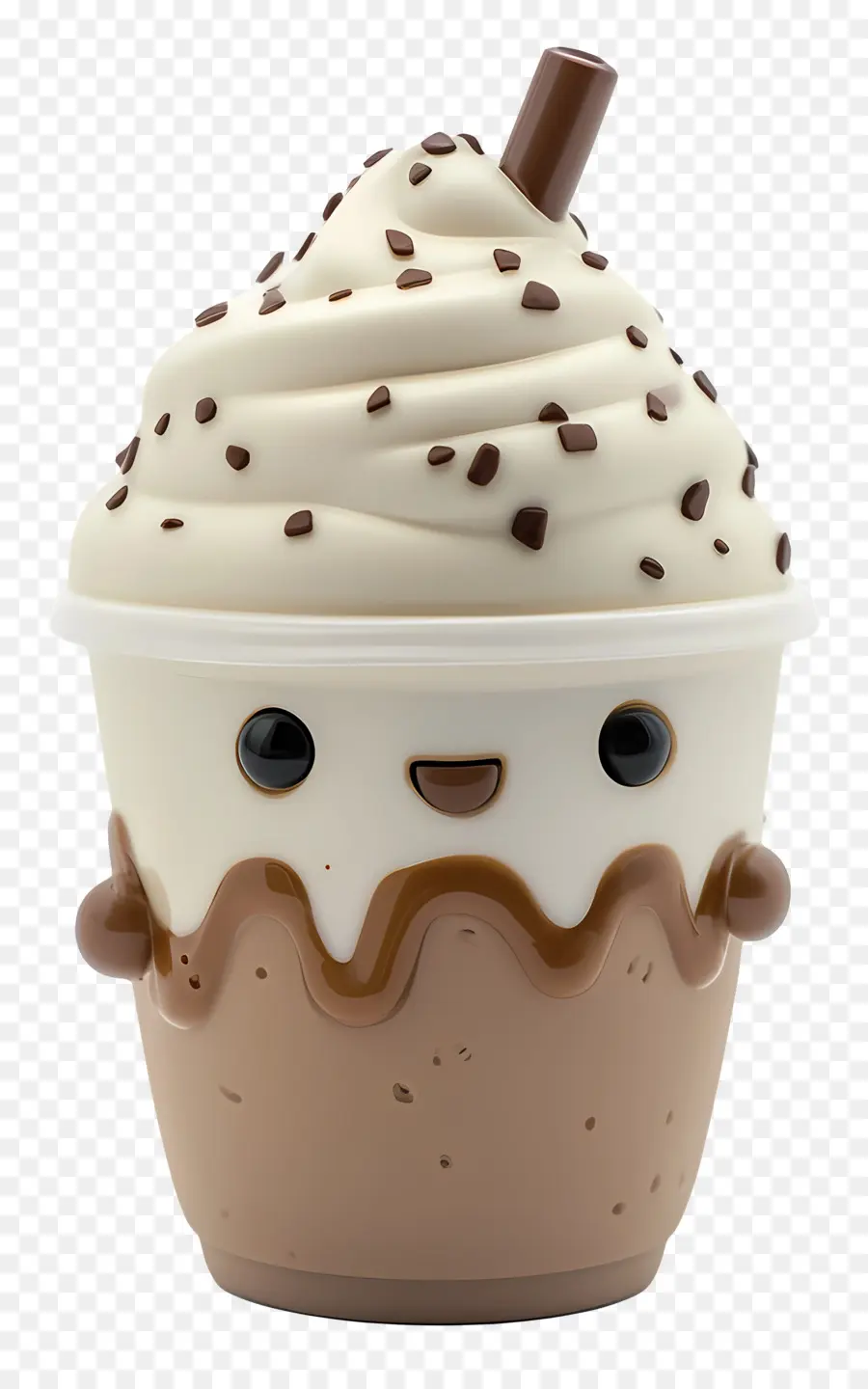 Frappe，Sevimli Dondurma PNG