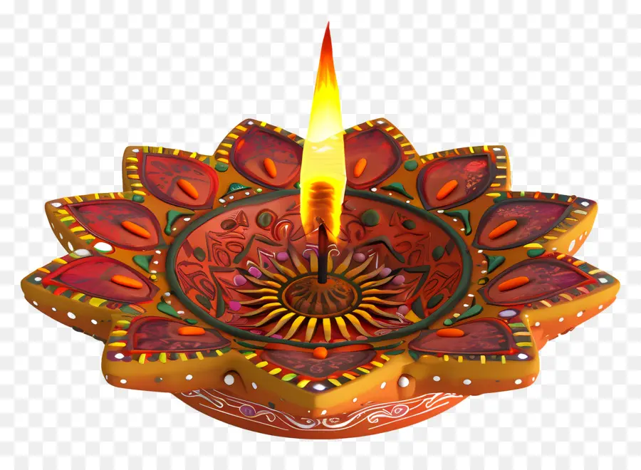 Diwali Diya，Dia Lambası PNG