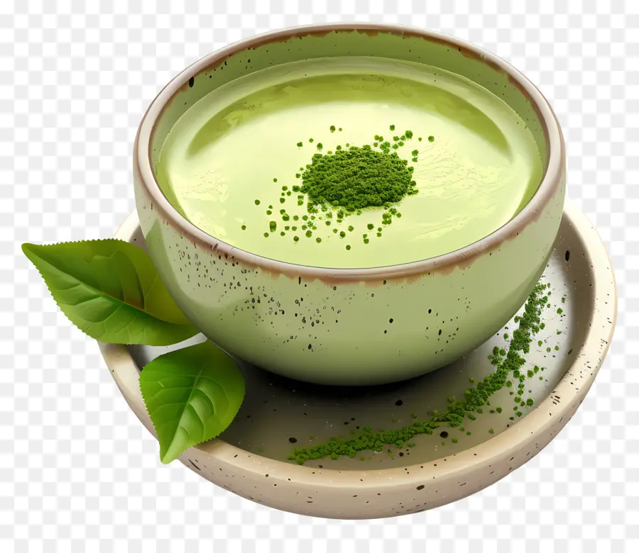 Matcha Çayı，Yeşil çay PNG