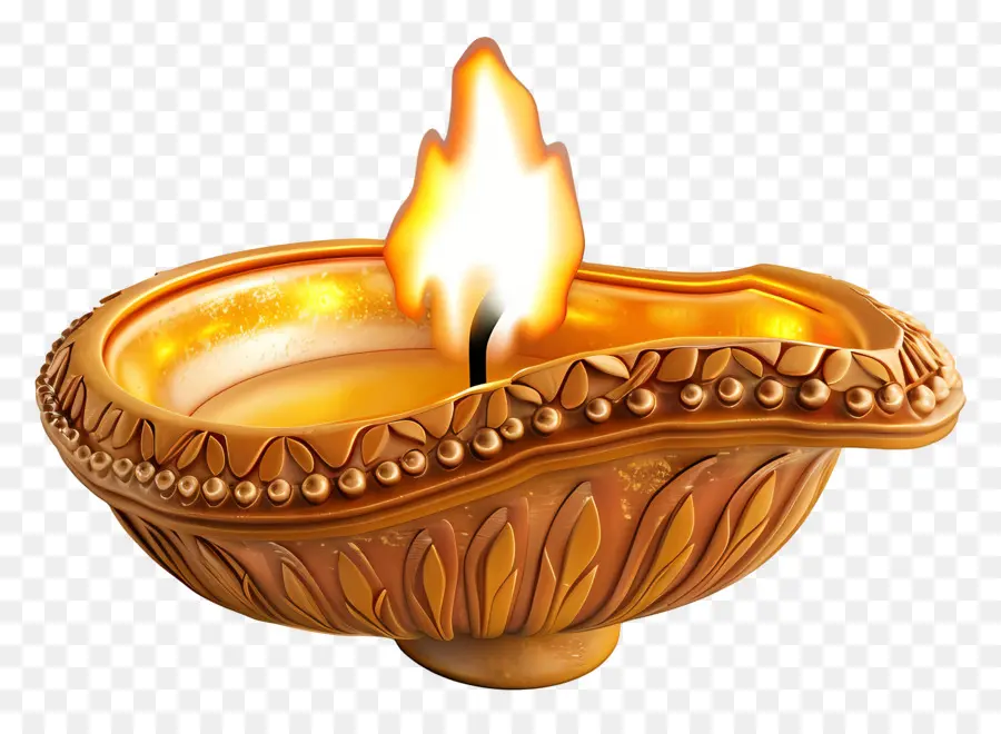 Diwali Diya，Dekoratif Lamba PNG