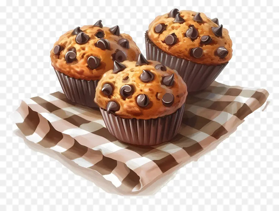 Çikolatalı Muffinler，Kekler PNG