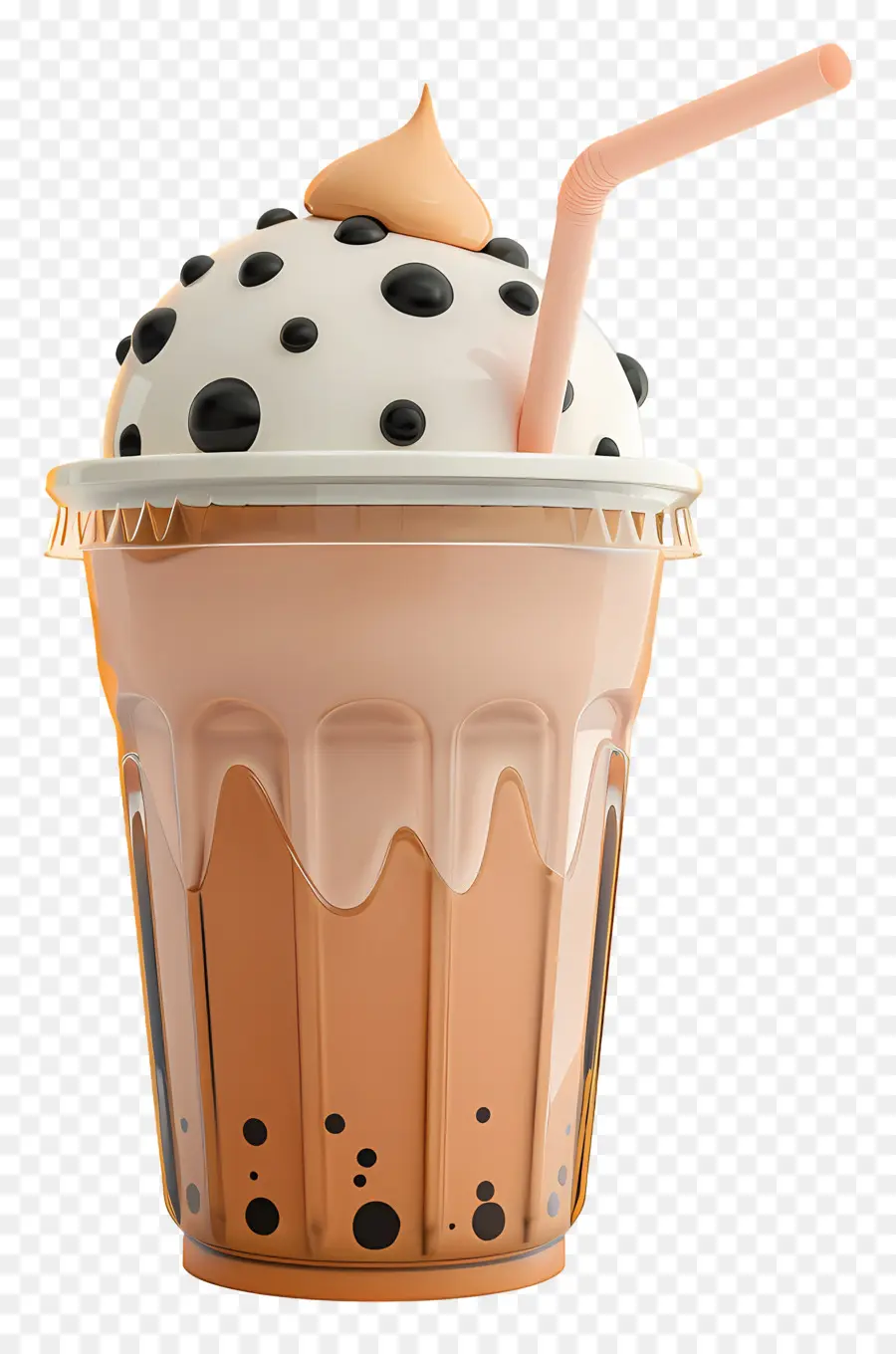 Boba İçeceği，Çikolatalı Milkshake PNG